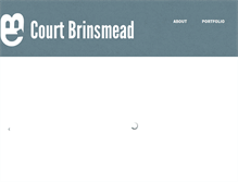 Tablet Screenshot of courtbrinsmead.com